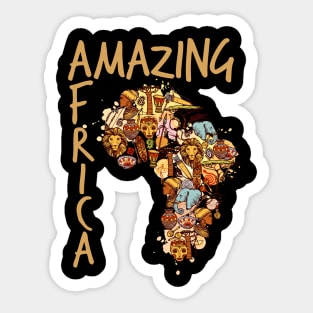 Amazing Africa Sticker